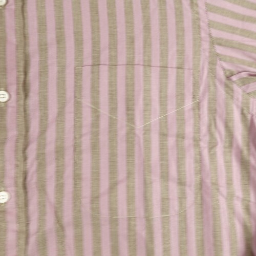 Vintage Gitman Bros Shirt Men Small Pink Stripes Button Up Western Frontier NEW - Picture 4 of 11