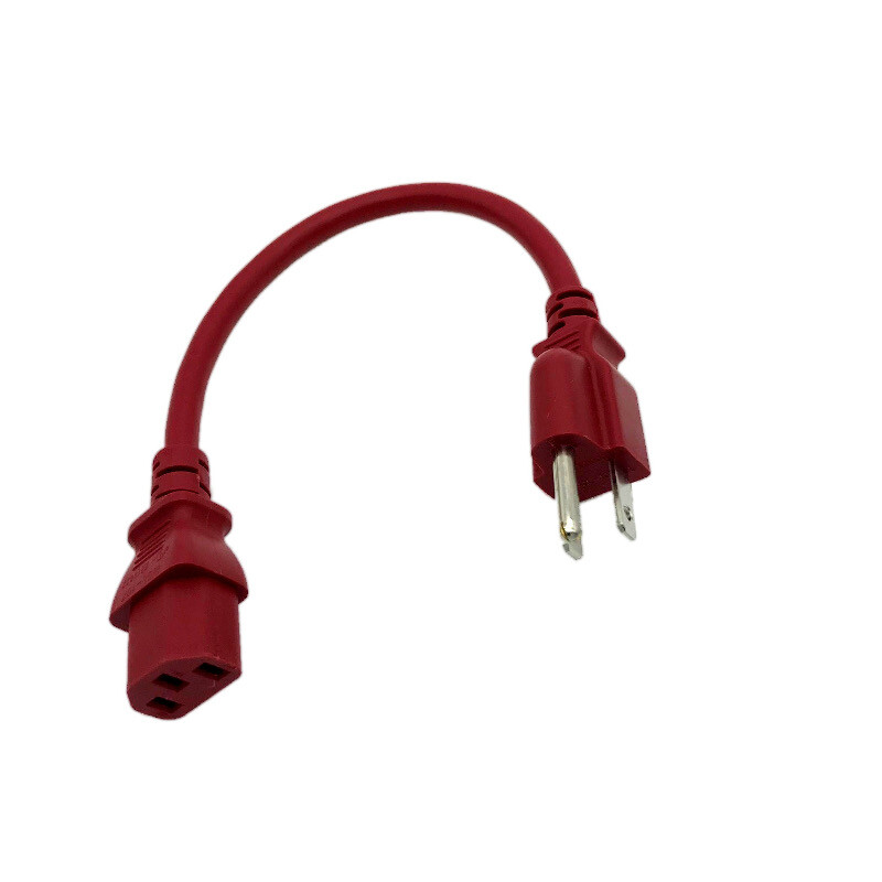 1ft Red Power Cable for COBY TV TFDVD1595 TFTV1525 TFTV1923 TFTV2625