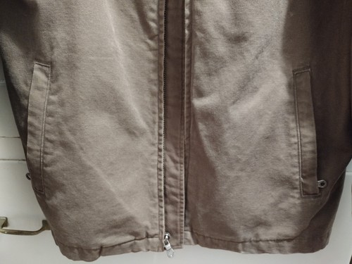 Vintage Harley Davidson Chore Work Jacket Detroit Blanket Lined Canvas Size M - Picture 5 of 8