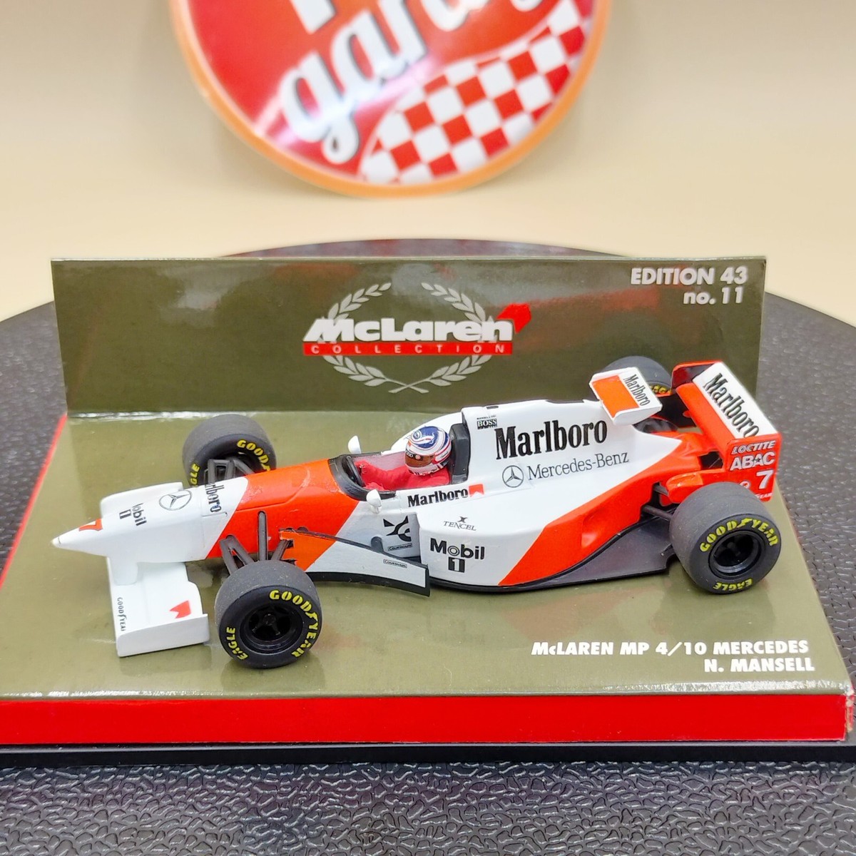 MINICHAMPS 1/43 McLaren MP4/10 Mercedes Mansell Marlboro MINICHAMPS 1/43 McLaren MP4/10 Mercedes Mansell Marlboro