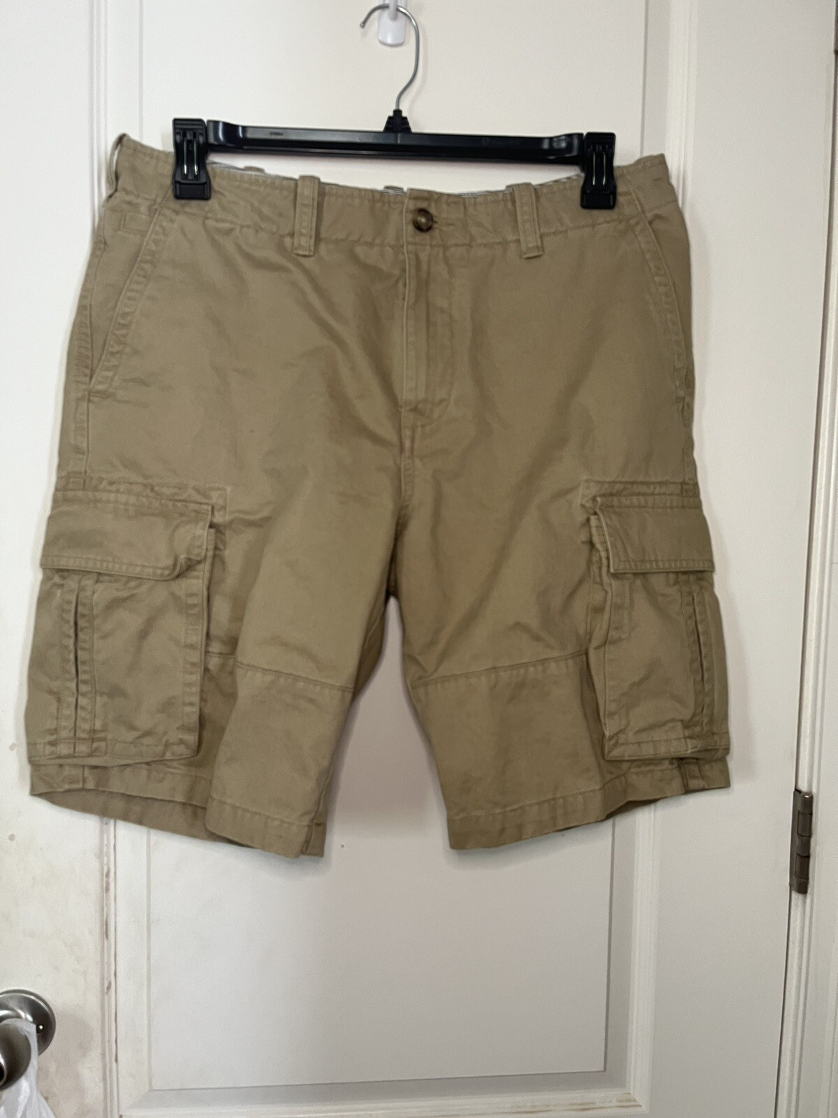 Tommy Essential Solid Cargo Shorts - 34 - image 4