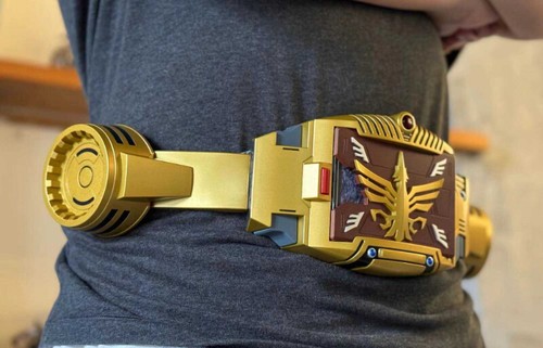 Kamen Rider Ryuki Odin Gold Immortal Cosplay Belt Sound & Light w/ NFC Card Toy - Picture 13 of 13