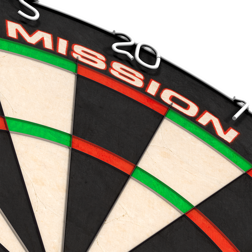 Dartboard Mission Samurai II Freccetta professionale filo ultrasottile - Foto 5 di 12
