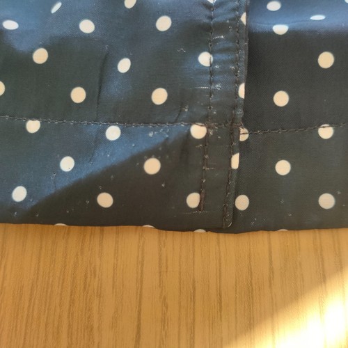 Noni B dark blue polka dot hoodie jacket, sz 12, detachable hood - Picture 22 of 24