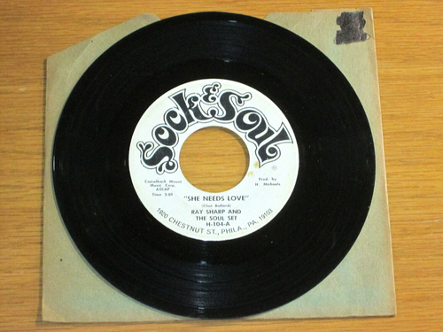 60s GARAGE 45 RPM - RAY SHARP & THE SOUL SET - SOCK & SOUL 104 - "EARTHQUAKE" - Picture 2 of 2