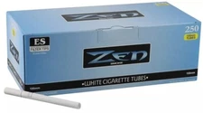 ZEN Light 100mm Cigarette Tubes RYO 250ct Box (10-Boxes) - Free Shipping!