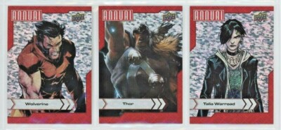 2022-23 Upper Deck Marvel Annual SILVER SPARKLE You Choose Pick #1-100