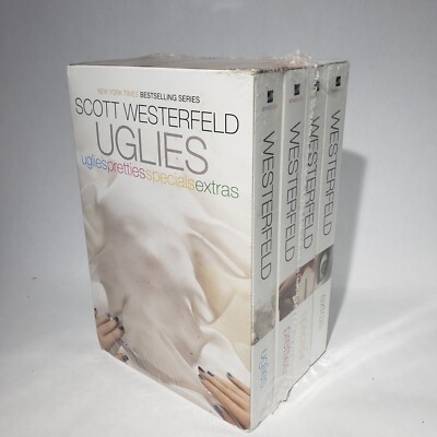 Lot of 4 Scott Westerfeld Boxed Set Uglies Pretties Specials Extras Books Sealed