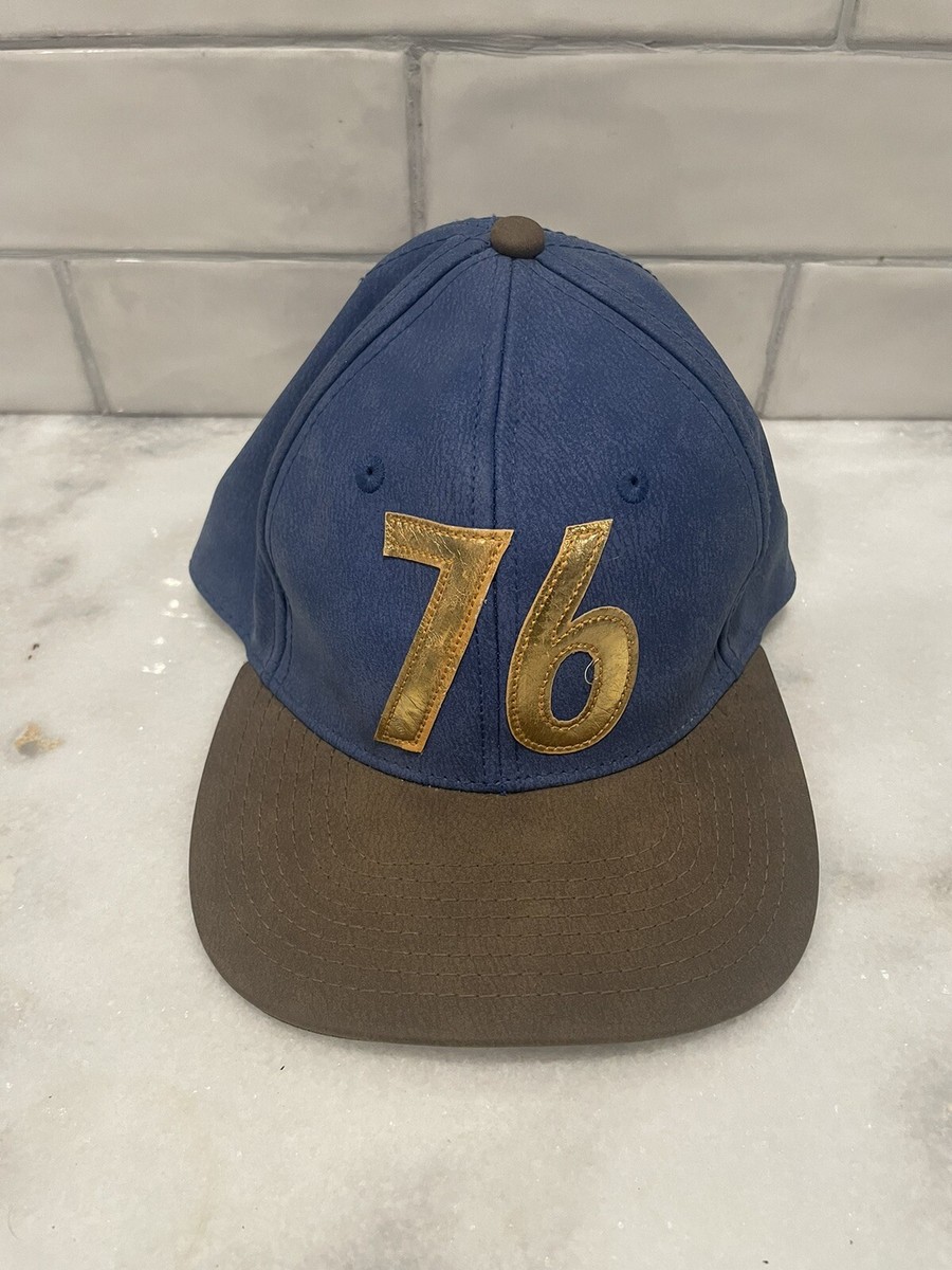UNNAMED HEADWEAR LEATHER CASQUETTE FALLOUT 76 BIOWORLD ADJUSTABLE HAT ADULT FAUX LEATHER