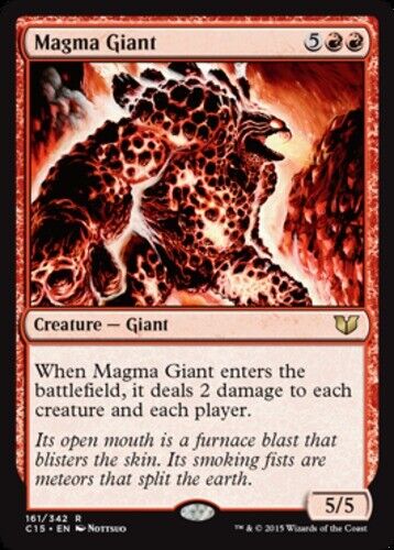 x1 Magma Giant R MTG Commander 2015 M/NM, English - Picture 1 of 1
