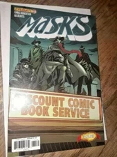 NM Masks 1 Variant Discount Comic Book Service DCBS #1 ed Dynamite San Juan Ross