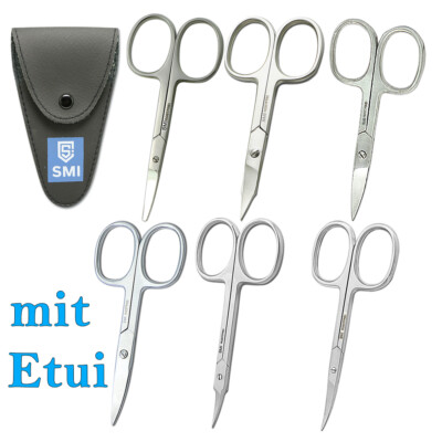 SMI - Nagelschere gebogen Nagelhautschere Hautschere Edelstahl Baby Nagelschere