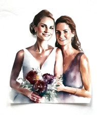 3D Mother Daughter Sister Bride Wedding Scrapbook Card Embellishment 3588