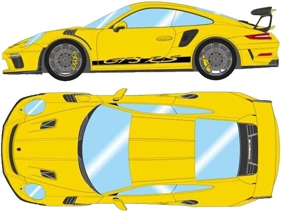 Plástico de Porsche 1:43 vehículos diecast y de juguete