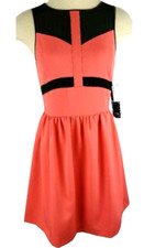 NWT Kensie Dresses Womens Size 4 Fit and Flare Zip Career Cocktail Party Dress