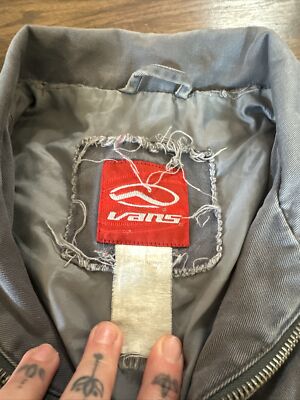 ジャケット・アウター vintage VANS reflecter down vest Motorcycle Jackets - BikerJackets.us