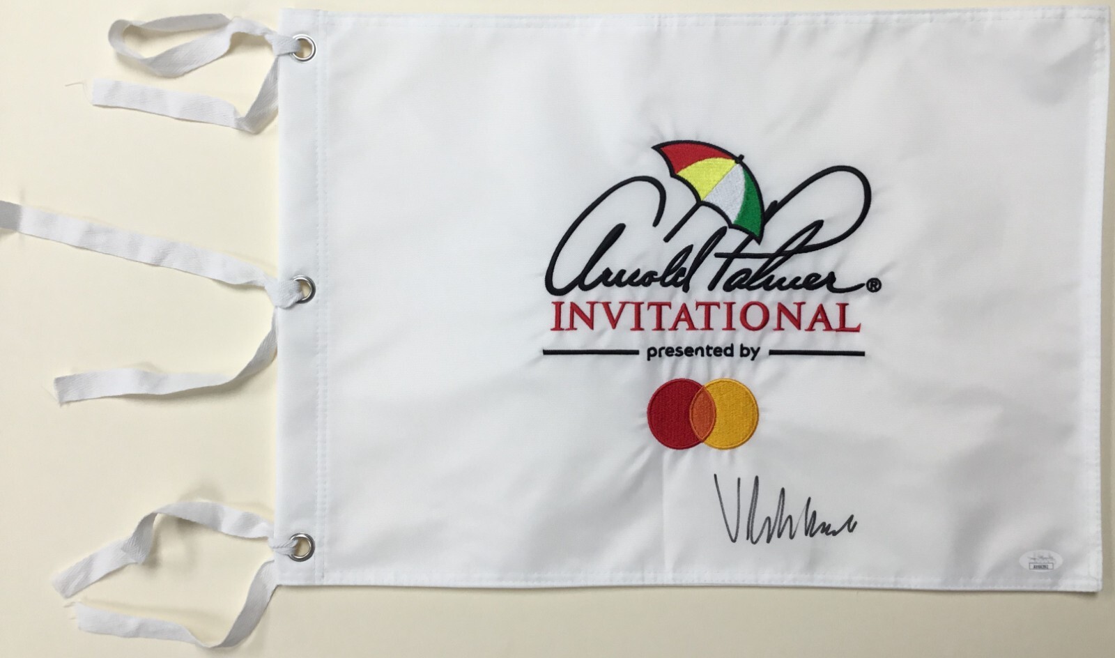 Viktor Hovland Autographed Signed Arnold Palmer Invitational Pin Flag- JSA #AV66392 