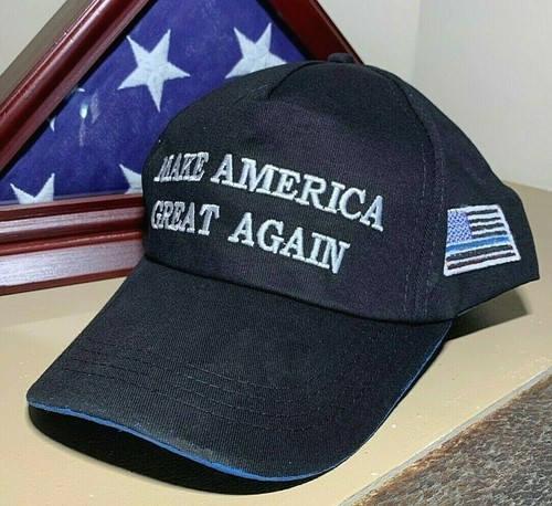 BLUE LIVES MATTER MAGA HAT DONALD TRUMP 