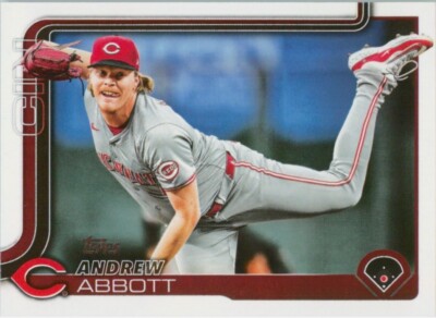 Andrew Abbott 2025 Topps Series 1 #140 Cincinnati Reds MLB Baseball Card