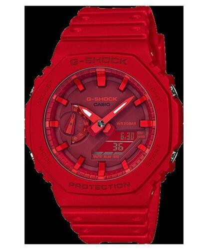 Casio Gshock GA-2100-4A Carbon Core Guard Red Edition Sports Watch NEW - Picture 1 of 3