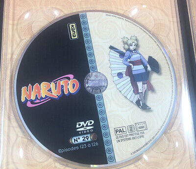 Naruto Vol. 10 DVD French, Japanese 2002 Episode 118-130 USED Region 2