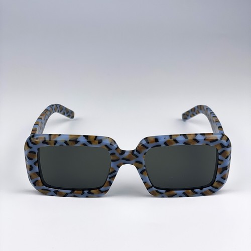 Saint Laurent Women Sunglasses Violet Havana Grey Rectangle SL534 008 NEW - Picture 2 of 12