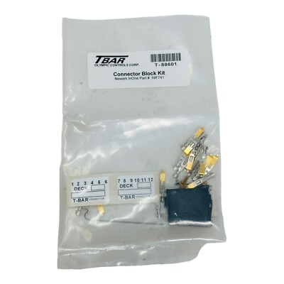 TBAR (OLYMPIC CONTROLS) T-88601 CONNECTOR BLOCK KIT CONNECTOR NOS NEW OLD STOCK