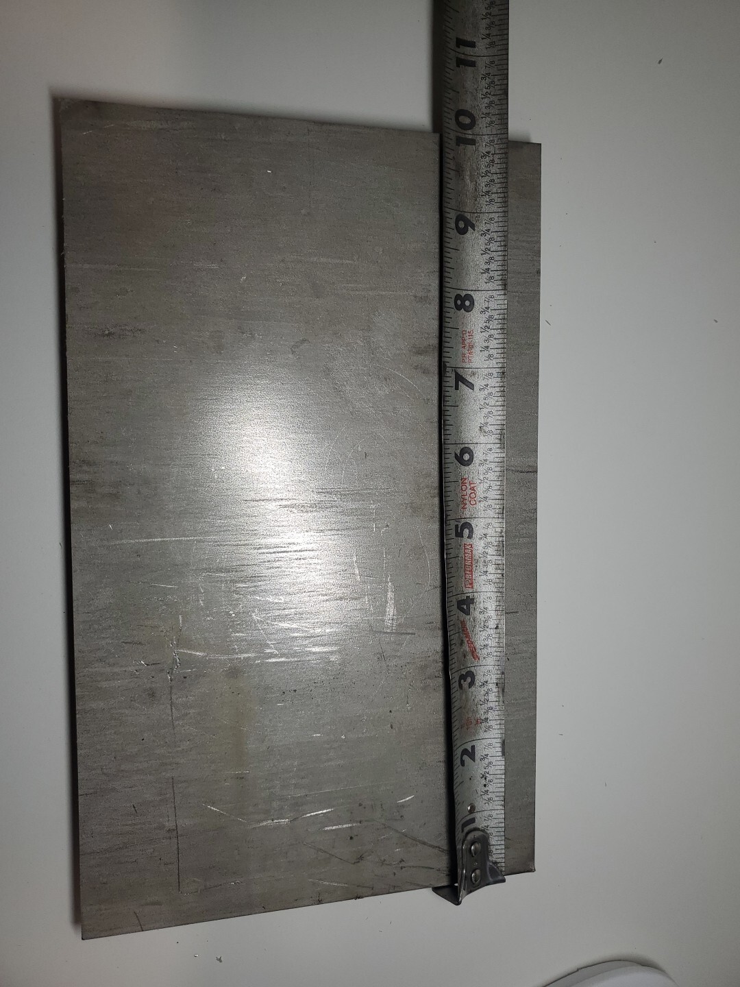 1/2" thick x 6" Wide 10" long Stainless Steel Flat Bar 304 Plate 6x10x1/2