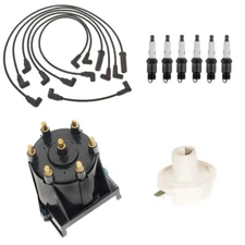 ACDelco Ignition Kit Distributor Rotor Cap Wire Spark Plugs for S10 S15 4.3L V6
