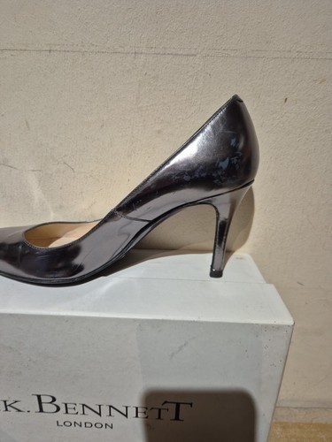 LK Bennett Shoes Solaire Pewter Size 38 UK 5 - Photo 8/15