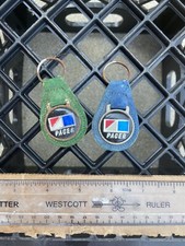 Pacer Keychain Blue And green Leather Key Fob Key Chains