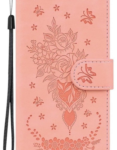 Case for Tecno Pova 4, Rose Flower PU Leather Flip Dual Magnet Wallet Stand - Picture 3 of 7
