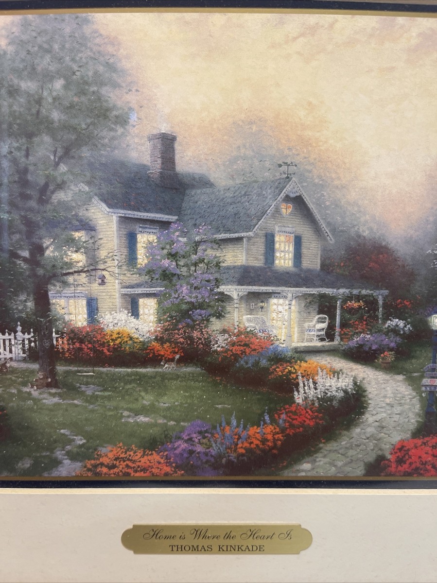 Thomas Kinkade Home is Where the Heart Is II Lithograph-Library