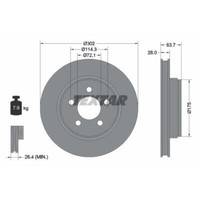 Textar 2X Bremsscheibe Vorne Ø302 Mm InnenbelüFtet FüR Dodge Nitro KA 4.0 4WD