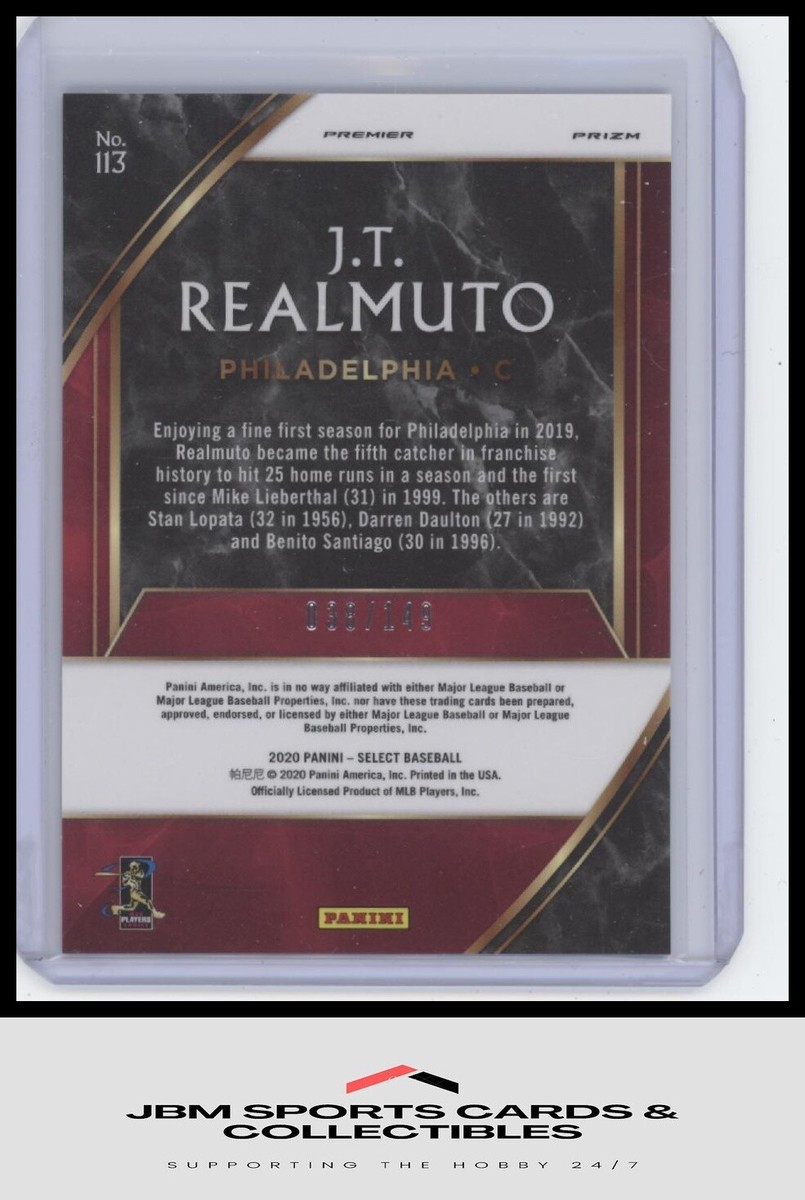 2020 Panini Select #113 J.T. Realmuto Blue #/149 | eBay