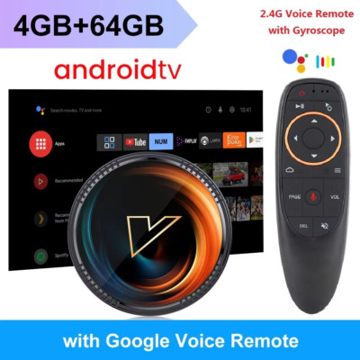 W2 ATV TV Box Android 11 Amlogic S905W2 Support 4K AV1 2.4&5G Wifi BT mit Googl