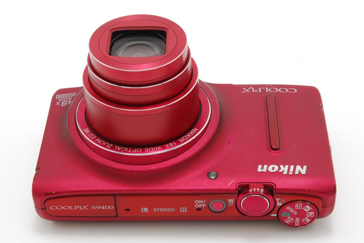 Nikon COOLPIX S9400 レッド Nikon COOLPIX S9400 Red Digital Camera 18.1 MP 18x Optical