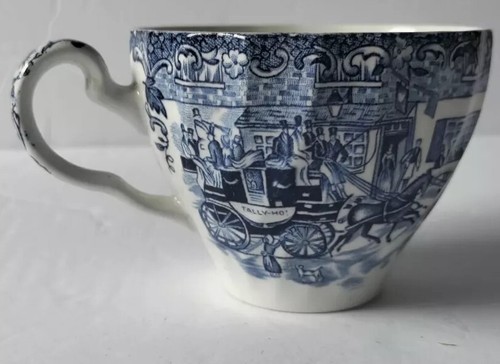 Olde Staffordshire English Village Salem Dinnerware & Coaching Scenes Set Of 5 - Picture 18 of 24