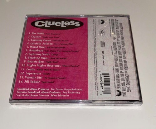 1995 Factory Sealed CLUELESS Movie Music SOUNDTRACK CD w/ Hype Sticker - Picture 2 of 2