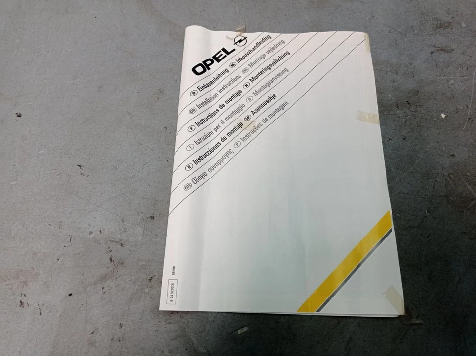 Luneta trasera lámina de protección solar parabrisas trasero OPEL Kadett E 90397234 Foto 4 de 4