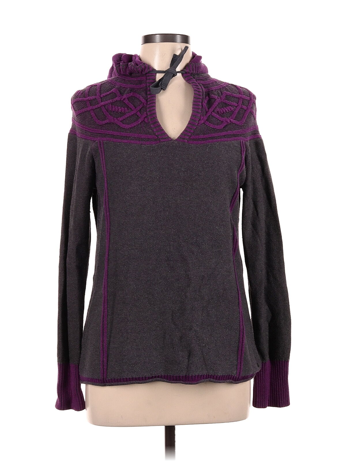 Eddie Bauer Women Purple Pullover Sweater M - image 1