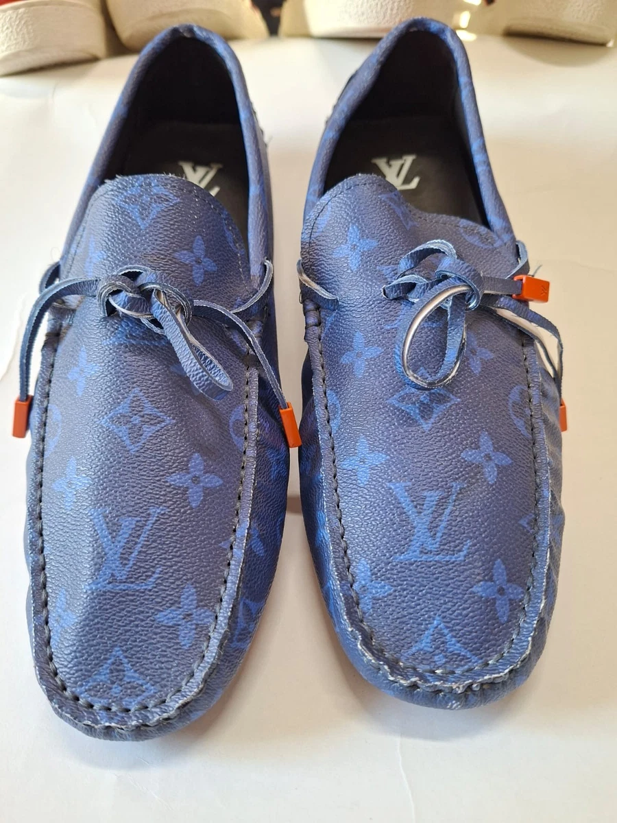 Louis Vuitton Moccasin Blue Casual Shoes for Men for sale | eBay