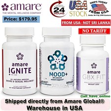 Amare Happy Hormones Pack - Ignite for Her, Mood , GBX Fit -Pack of 3 US Seller 