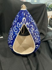 NWT Ceramic Teardrop Shaped Bird Feeder