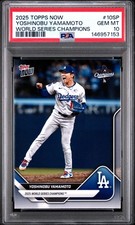 🔥 PSA 10! YOSHINOBU YAMAMOTO - IMAGE VARIATION SP! 🔥 2025 TOPPS NOW