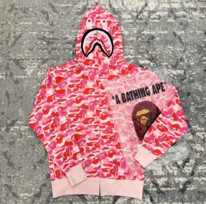 A Bathing Ape Pink Hoodies for Men for Sale | Shop Men's Athletic
