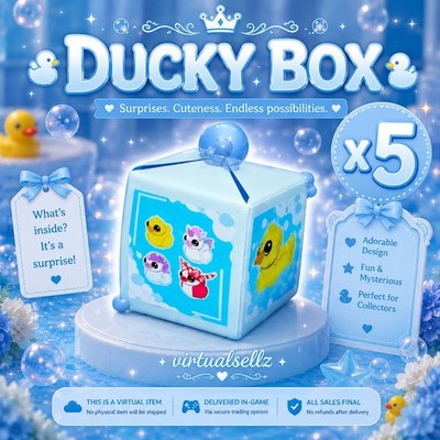 Ducky Box x5  | Adopt From Me Now! | Fast delivery, Read desc