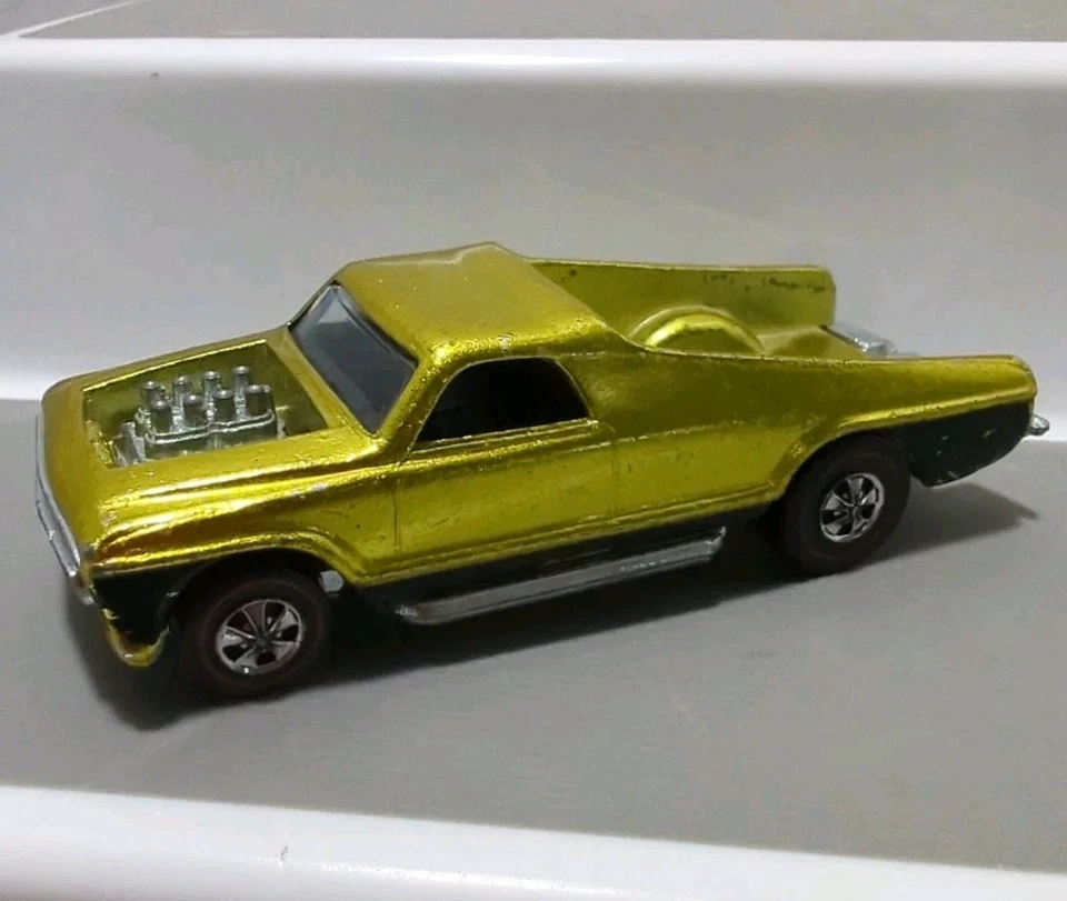 Hot Wheels Vintage Original Redline 1969 Seaider EE. UU. BASE AMARILLA Foto 2 de 4