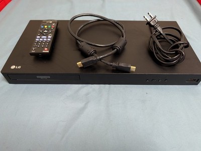 LG UP875 Ultra HD Blu-ray Disc Player w/ Remote, HDMI Cable And 1 Free Movie