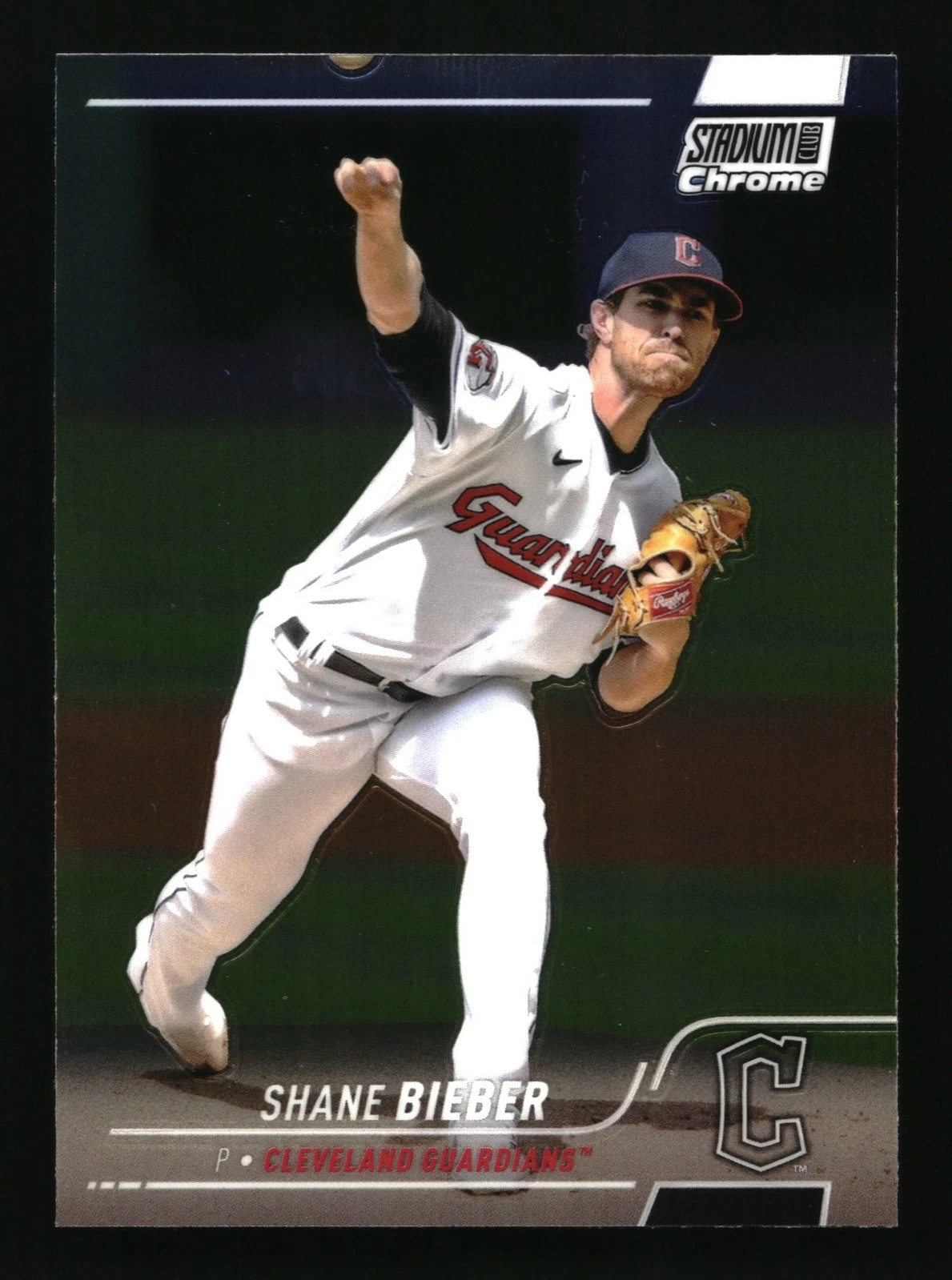 Shane Bieber trading card